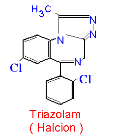 Triazolam ( Halcion )